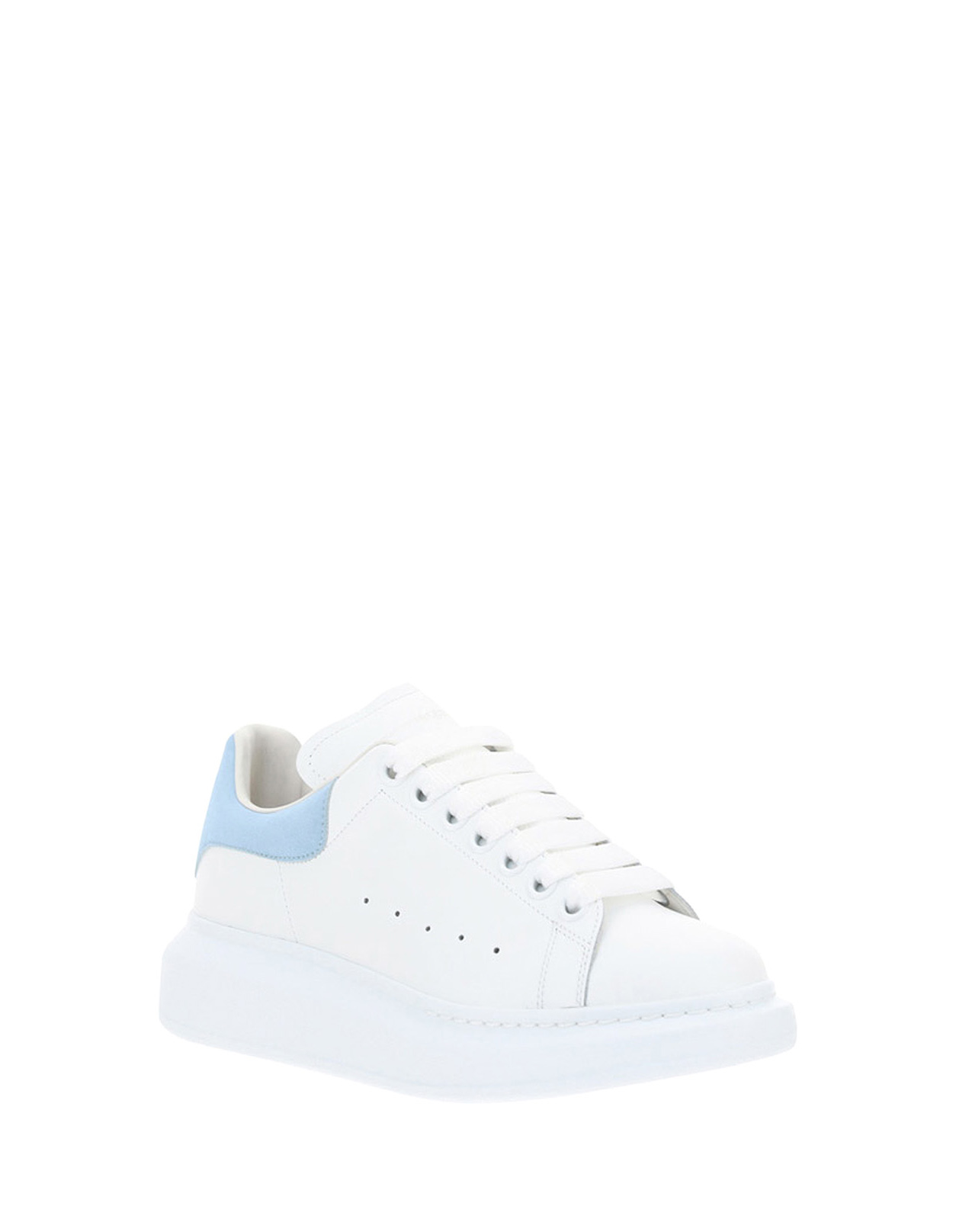 Alexander mcqueen sneakers white sales blue